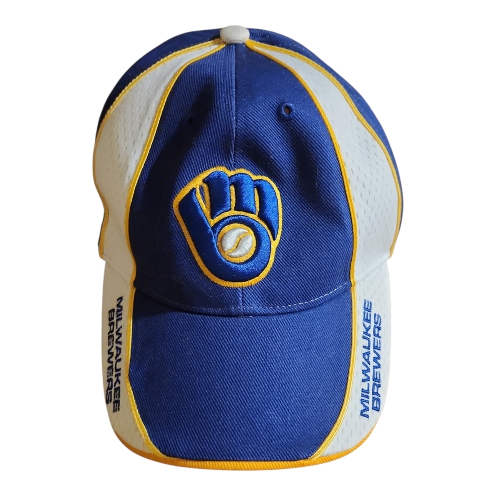 Blue and White Cap